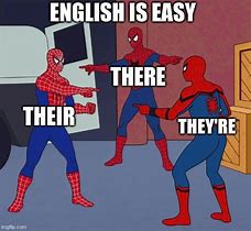Image result for English Is Easy Meme