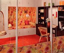 Image result for 1960s Bedroom Purple Accents