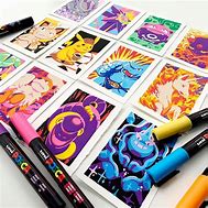 Image result for Drawings with Posca Markers Cartoon