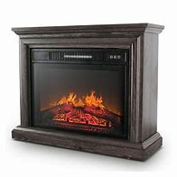 Image result for Wood Grain Electric Fireplace