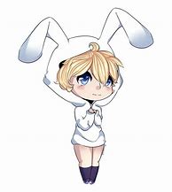 Image result for Anime Bunny Boy Purple