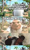 Image result for Sand Blowing Meme