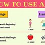 Image result for Difference Between a and An