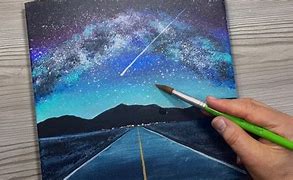 Image result for Milky Way Galaxy Painting