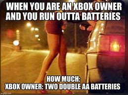 Image result for Xbox Battery Meme