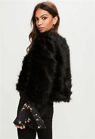 Image result for Black Fur Coats for Women