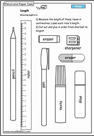 Image result for Picture of 4 Items or Objects That Can Be Measured by Centimeter