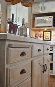 Image result for Whitewash Kitchen Cabinet Paint