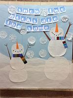 Image result for Snowman Cutouts Bulletin Board