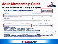Image result for Printable Membership USBC Card