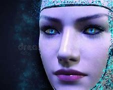 Image result for Blue Female Robot Background