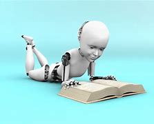 Image result for Robot Reading a Book