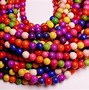 Image result for Multicolor Howlite Beads
