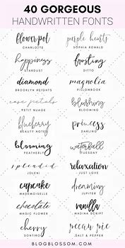 Image result for Handwritten Logo Fonts