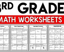 Image result for Printable Mixed 3rd Grade Math Worksheets