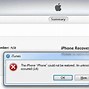 Image result for iTunes Screen iPhone Error