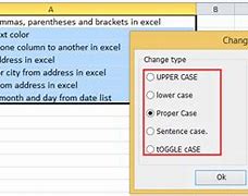 Image result for How to Sentence Case in Excel