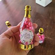 Image result for Small Champagne Bottles for Wedding Favors