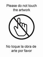 Image result for Please Do Not Touch Clip Art