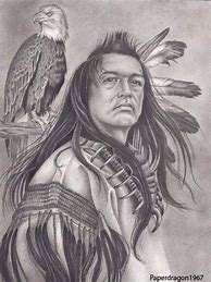 Image result for Native American Men Drawings