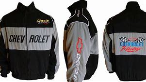 Image result for Black and Red Chevrolet Jacket