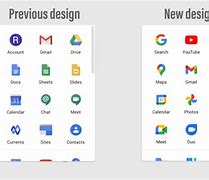 Image result for Old vs New Google Apps