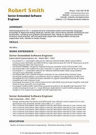 Image result for Embedded Software Engineer CV Templates Infographic Style