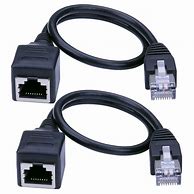 Image result for RJ45 Male to Female Ethernet Extension Cable