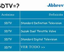 Image result for Sdtv Meaning