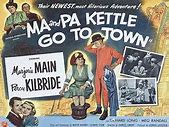 Image result for MA and PA Kettle Go to Town Lable