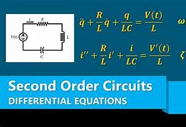 Image result for Parallel RLC Circuit Differential Equation