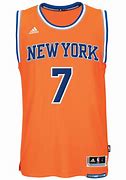 Image result for New York Knicks Orange Blue Basketball Jersey