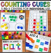 Image result for Counting Cubes and Board