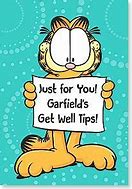 Image result for Garfield Get Well Soon