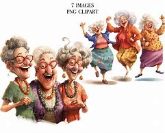 Image result for Forgetful Old Lady Clip Art