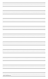 Image result for 3 Line Paper Printable