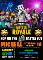 Image result for Fortnite Marshmallow DJ Skin Birthday Print