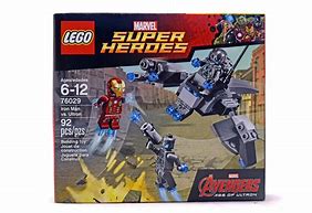 Image result for LEGO Iron Man vs Ultron