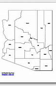 Image result for Map of Arizona with Cities