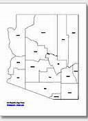 Image result for Arizona County Map Printable