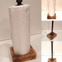 Image result for Rustic Industrial Paper Towel Holder