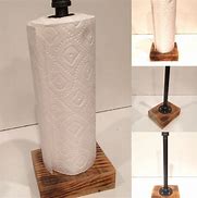 Image result for rustic wood paper towels holders