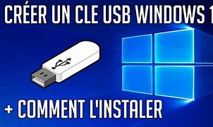 Image result for Installer Windows 1.0 Cle USB