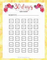 Image result for 30-Day Countdown Printable