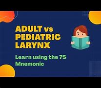 Image result for Child Vs. Adult Larynx