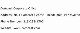 Image result for Comcast Corporate Contact