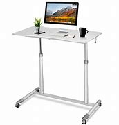 Image result for Small Manual Height Adjustable Desk