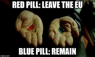 Image result for Matrix Meme Red Pill Blue