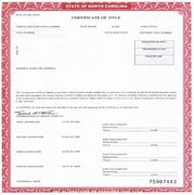 Image result for NC Salvage Title