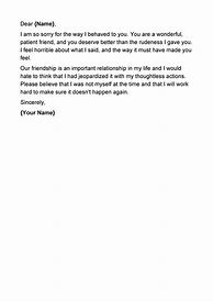 Image result for Apology Letter Template
